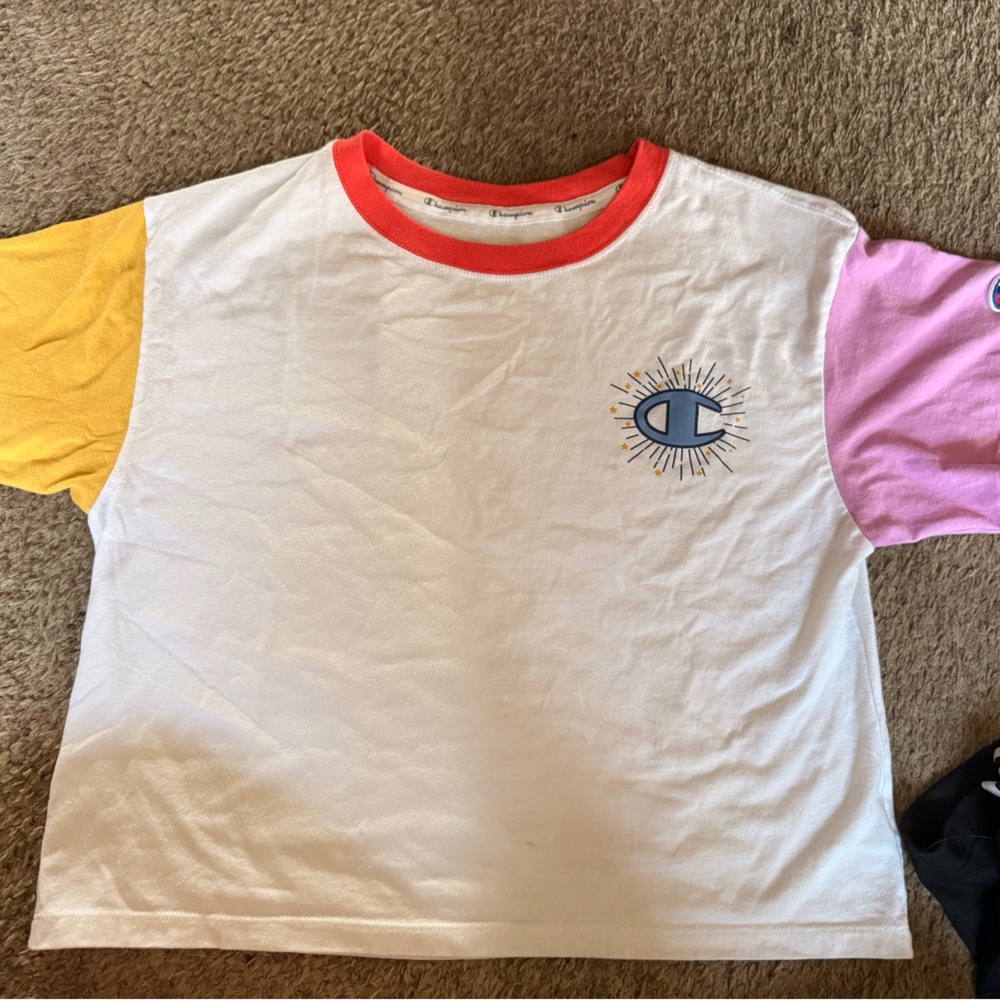 Champion Women’s Top- White, Yellow, Pink, Red